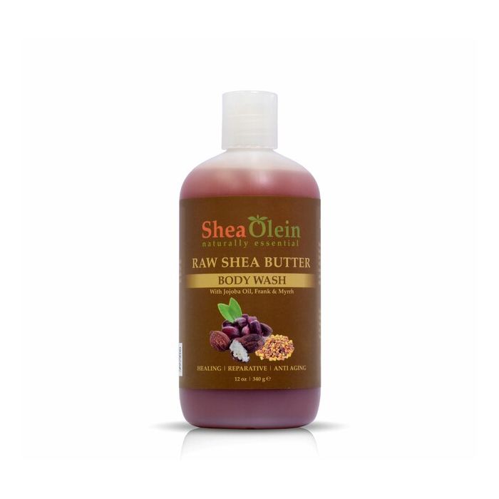 Raw Shea Butter Body Wash With Jojoba Oil Frank & Myrrh Extracts