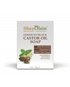 Jamaican Castor Oil Soap with Shea Butter Peppermint & Apple Cider Vinegar